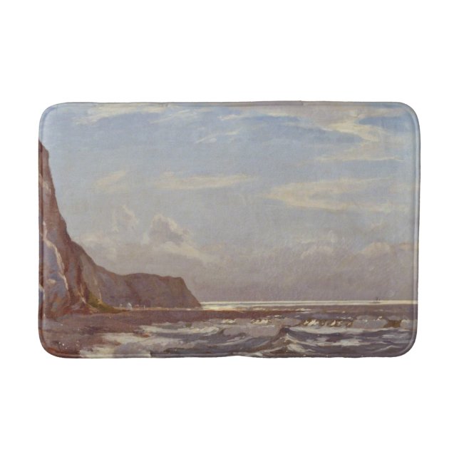 Tapete De Banheiro Morning Seashore, na Ilha de Wight (por Talmage) (Frente)
