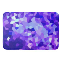 Mosaico azul e roxo moderno do pixel do vitral