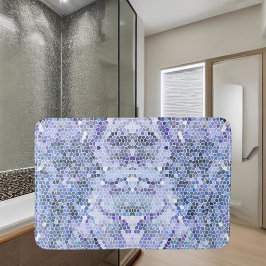 Tapete De Banheiro Mosaico azul-gelo elegante, moderno