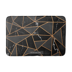 Tapete De Banheiro Mosaico do Ouro Marble