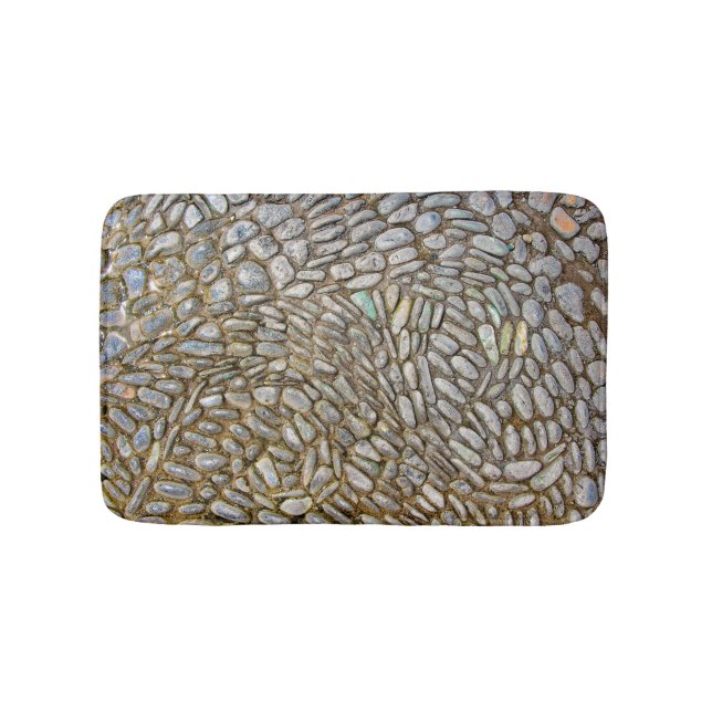 Tapete De Banheiro Mosaico Stone Bath Mat (frente)