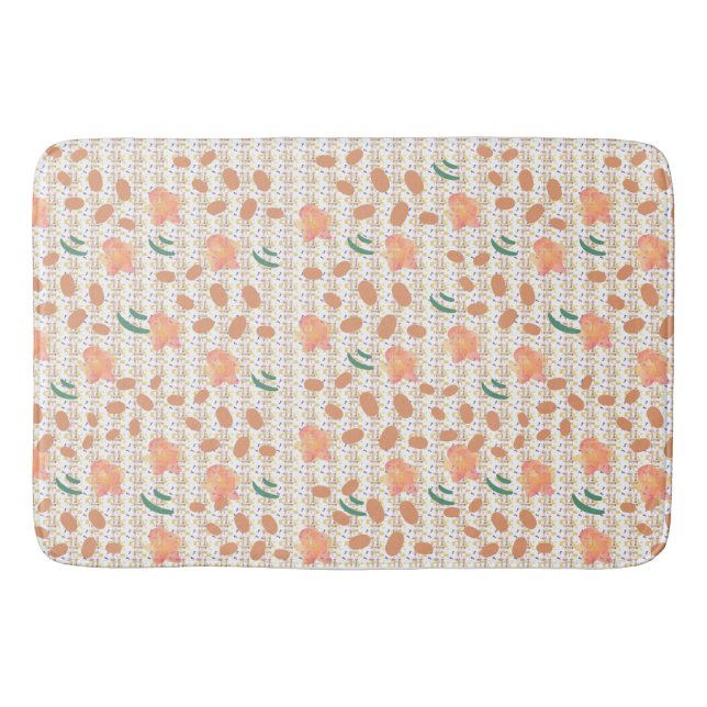 Tapete De Banheiro Motif Caramel Miçanga Bath Mat (Frente)
