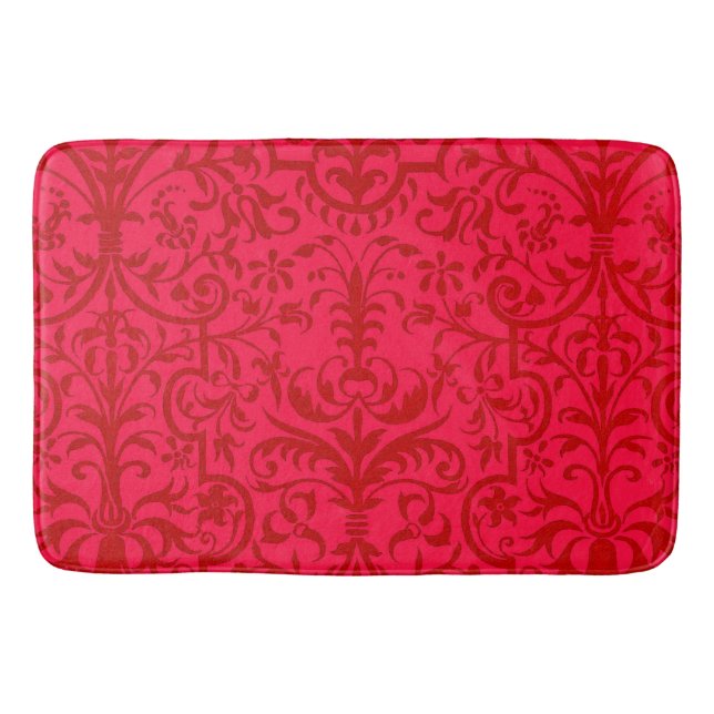 Tapete De Banheiro Motif vitoriano em vermelho (Frente)
