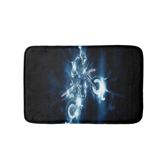 Tapete De Banheiro Motocross personalizado (frente)