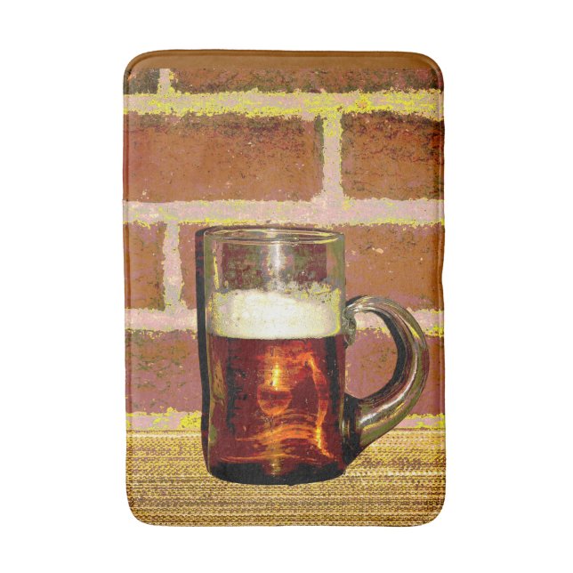 Tapete De Banheiro Mug of Beer Bath Mats (Frente Vertical)