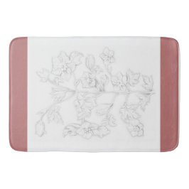 Tapete De Banheiro Mughal Design on a Bath Mat