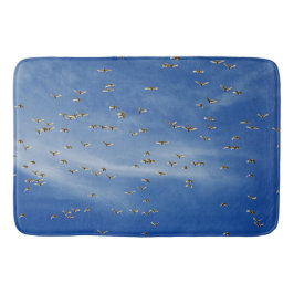 Tapete De Banheiro Muitas aves