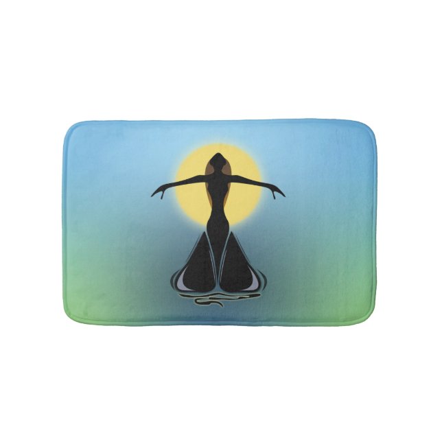 Tapete De Banheiro Mulher Blooming (frente)