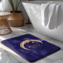 Mulher celestial lua & estrelas, boho, elegante do