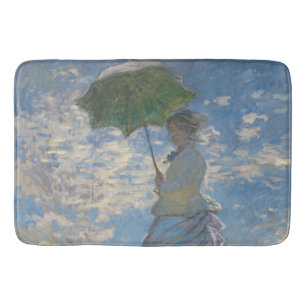 Tapete De Banheiro Mulher com Parasol - Madame Monet e seu filho