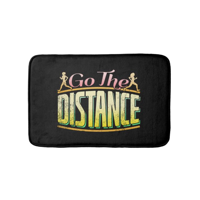 Tapete De Banheiro Mulher em Longa Distância - Maratona Runner (frente)