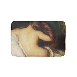 Tapete De Banheiro Mulher secando seu cabelo (por Joseph DeCamp)