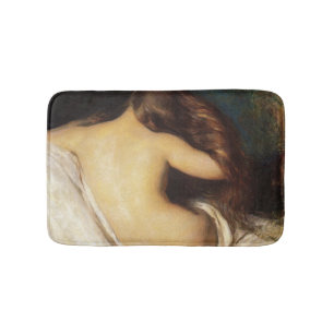 Tapete De Banheiro Mulher secando seu cabelo (por Joseph DeCamp)