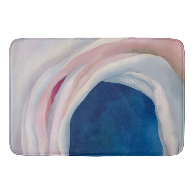 Tapete De Banheiro Música rosa e azul por O'Keeffe (Frente)
