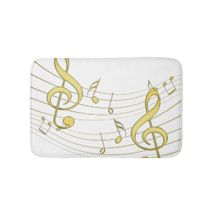 Tapete De Banheiro Musical