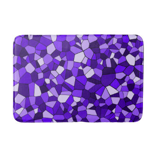 Tapete De Banheiro Musométrico Mágico Roxo Moderno