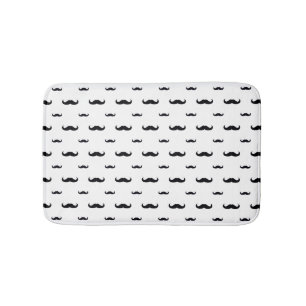 Tapete De Banheiro Mustache Bath Mat