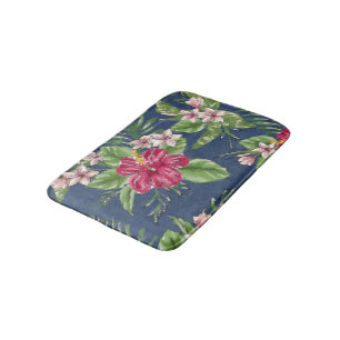Tapete De Banheiro Na moda de Cores Cortes Tropicais Hawaii Padrão Fl