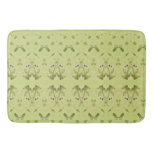 Tapete De Banheiro Na moda Green Bath Mat (Frente)