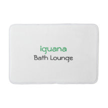 Na moda Iguana Bath Lounge Bath Mat