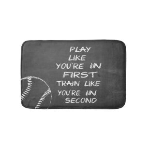 Tapete De Banheiro Na primeira motivação de beisebol