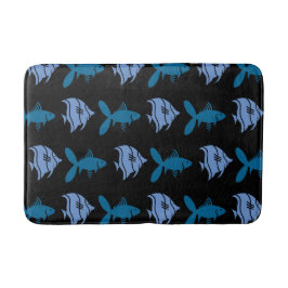 Tapete De Banheiro Nadação Gráfica Aqua Azul em qualquer Cor