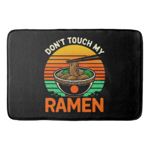 Tapete De Banheiro Não Toque Amante de Ramen