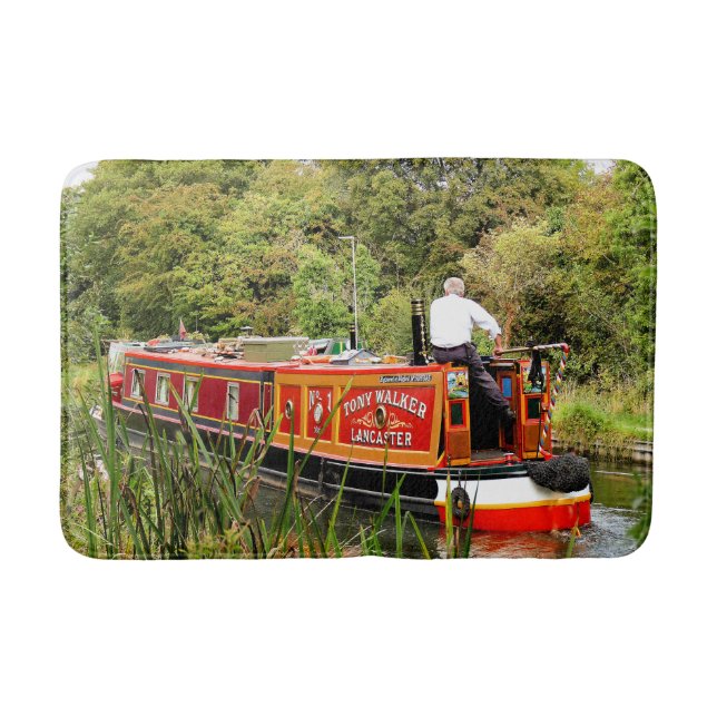 TAPETE DE BANHEIRO NARROWBOATS CANAIS (Frente)