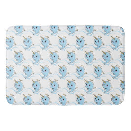Tapete De Banheiro Narwhal Angel Cutie
