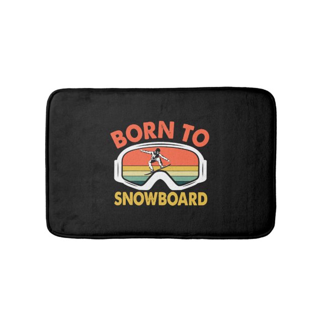 Tapete De Banheiro Nascer Para Snowboard (frente)