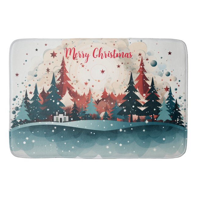 Tapete De Banheiro Natal Bath Mat (Frente)