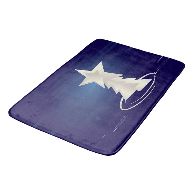 Tapete De Banheiro Natal branco (Angulado)