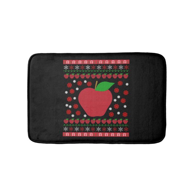 Tapete De Banheiro Natal da Apple (frente)