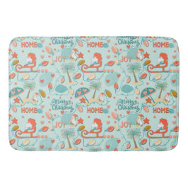 Tapete De Banheiro Natal na praia, Natal na Flórida