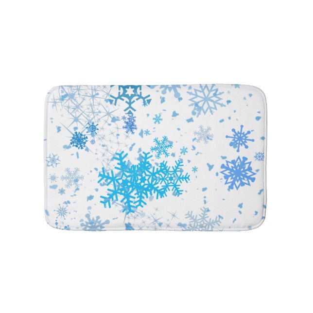 Tapete De Banheiro Natal Snowfall (frente)