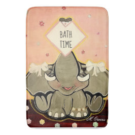 Tapete De Banheiro Natosha, o elefante rolo, Bath Mat
