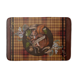 Tapete De Banheiro Nature Nut Squirrel