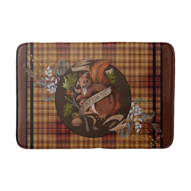 Tapete De Banheiro Nature Nut Squirrel (Frente)