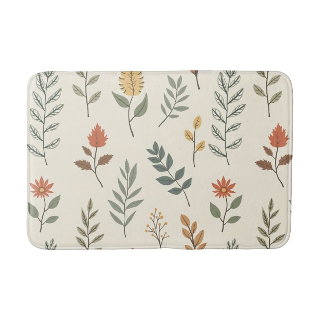 Tapete De Banheiro Nature Vintage Bath Mats (Frente)