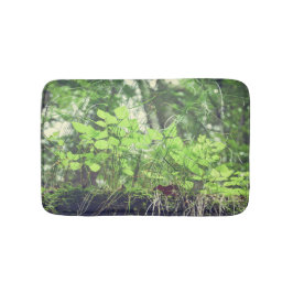 Tapete De Banheiro Natureza das plantas verdes no chão