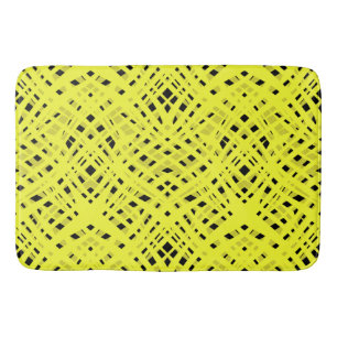 Tapete De Banheiro Néon, abstrato, preto, amarelo