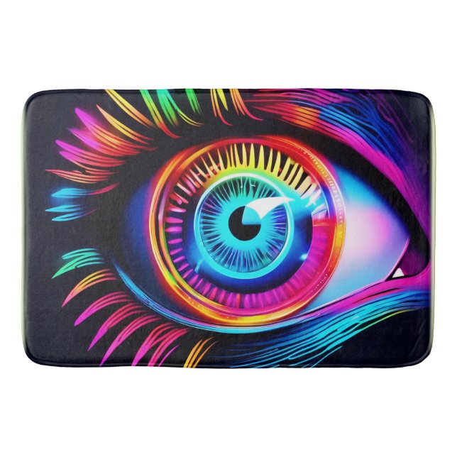 Tapete De Banheiro Neon Eye Dream (Frente)