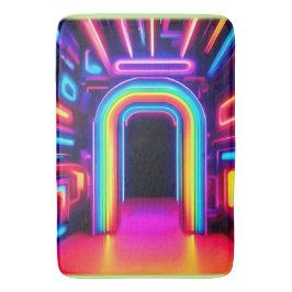 Tapete De Banheiro Neon Rainbow Gateway