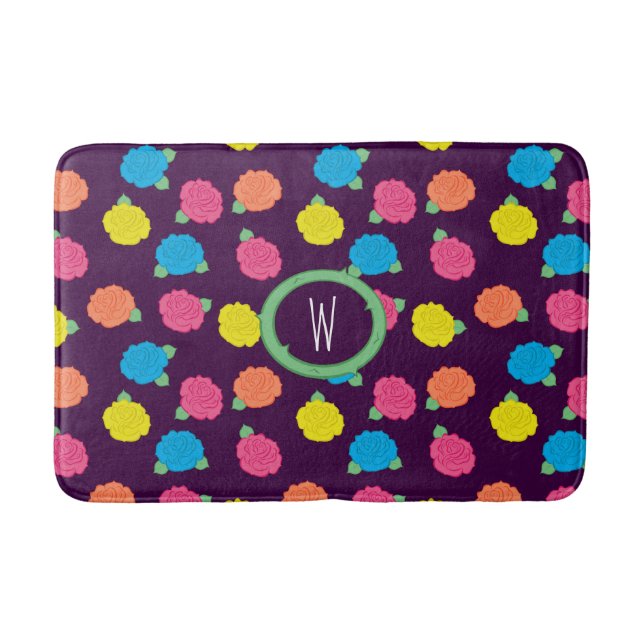 Tapete De Banheiro Neon Rosa Bath Mat (Frente)