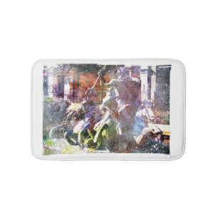 Tapete De Banheiro Netuno