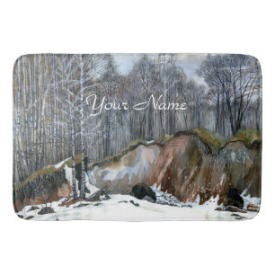 Tapete De Banheiro Neve ravinepainting aquarela