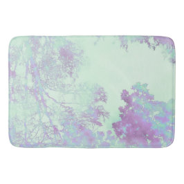 Tapete De Banheiro Névoa de Folha Larga Lavanda