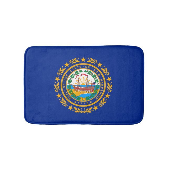 Tapete De Banheiro New Hampshire State Flag Design (frente)