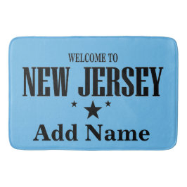 Tapete De Banheiro New Jersey Shore, adicionar texto