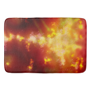 Tapete De Banheiro Night Sky Flame Bath Mat